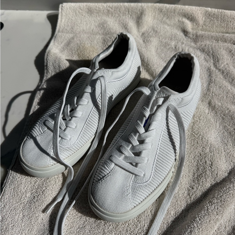 Rothy’s ‘The Lace Up’ Sneaker in Bright White